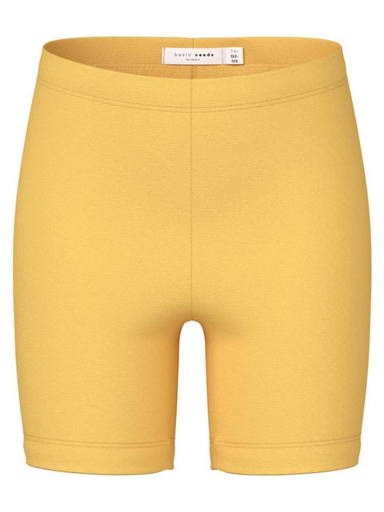 Kinder Leggings Radfahren Kurz yellow