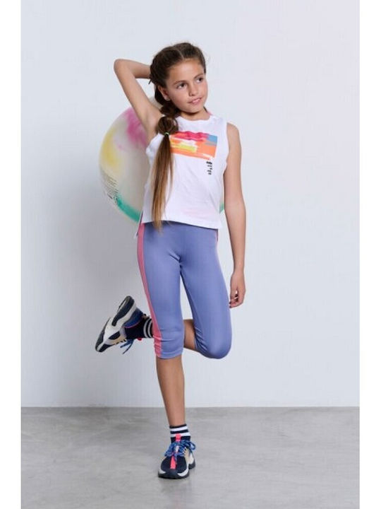 Kids Legging Sports Long Petrol (Item J062)