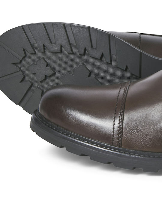 Leather Brown Men's Boots