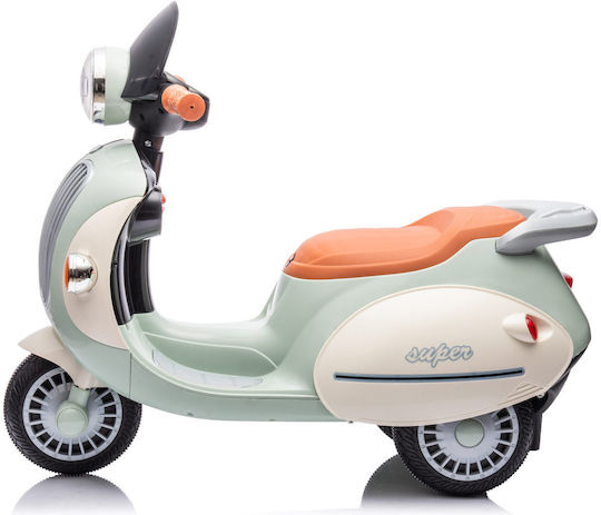 Kinder Motorrad Elektroantrieb Grün