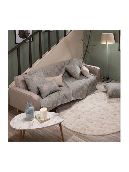 Teoran Midland Ριχτάρι Πολυθρόνας Chenille 180x150εκ. 13 52017587