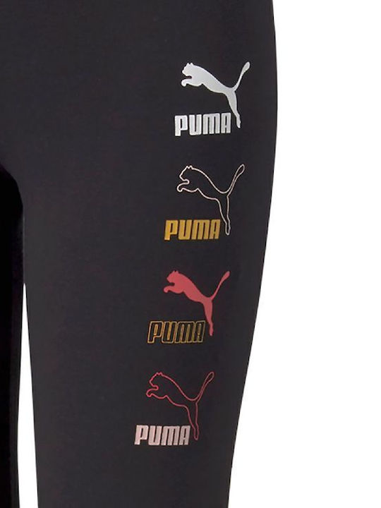 Kinder Leggings Sport Lang Schwarz Classics Graphics