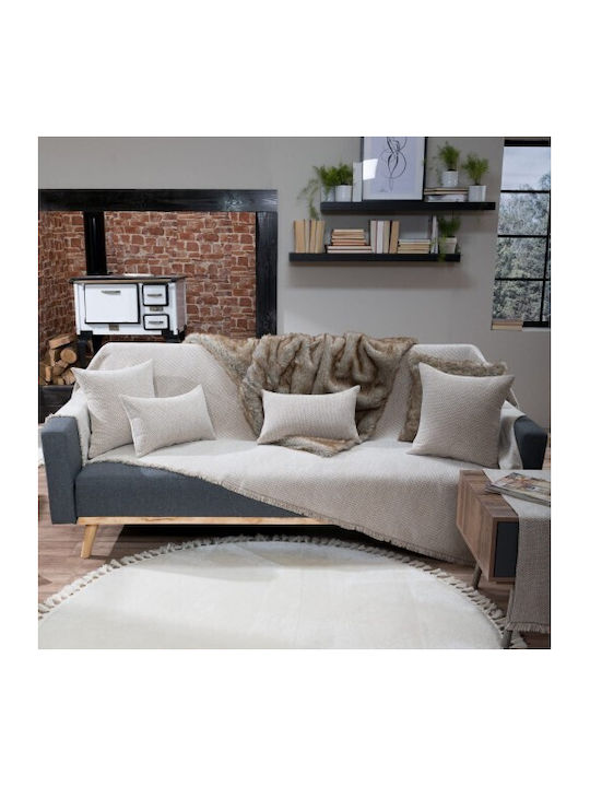 Teoran Utah Four-Seater Sofa Throw Chenille 180x350cm 01