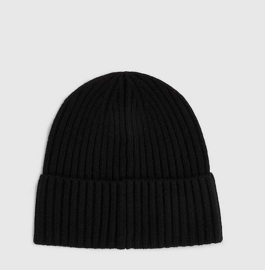 Beanie Männer Beanie Gestrickt in Schwarz Farbe