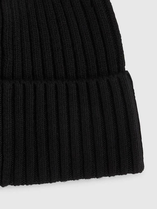 Beanie Beanie Knitted in Black color