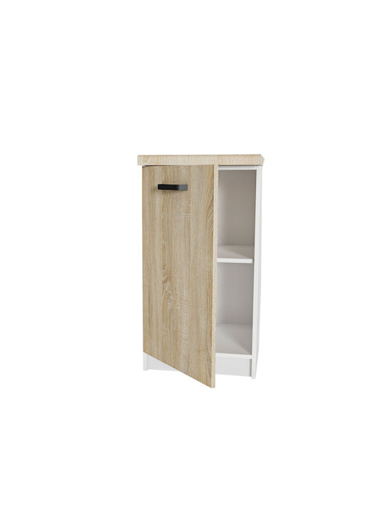 Anita Bodenständiger Küchenschrank mit Arbeitsplatte Sonoma 45x60x82cm
