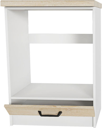 Anita Dulap Cuptor Inferior Cu Blat De Lucru Sonoma 60x60x82cm