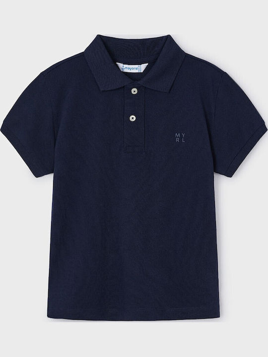 Kids' Polo Short Sleeve navy blue