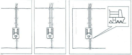 Picior de Plisat Șapte Canale F058 Xc3272252 Bsm