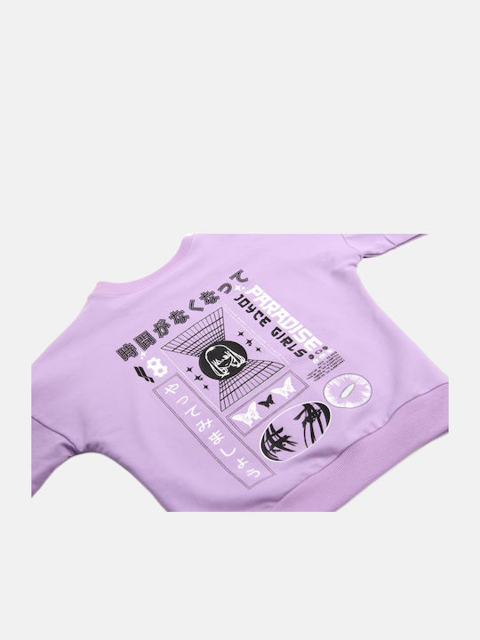Παιδική Μπλούζα Μακρυμάνικη Lilac Summer Paradise