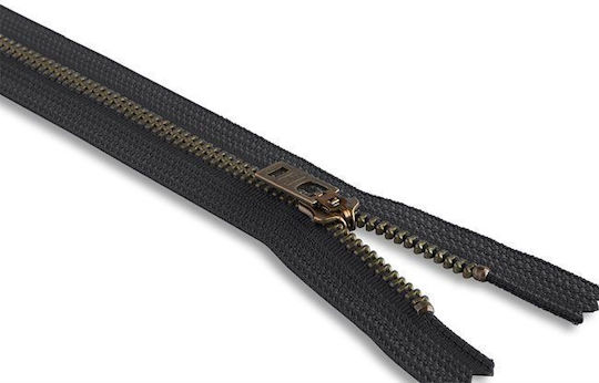 YKK Black Metal Zipper Sewing Supply 23cm