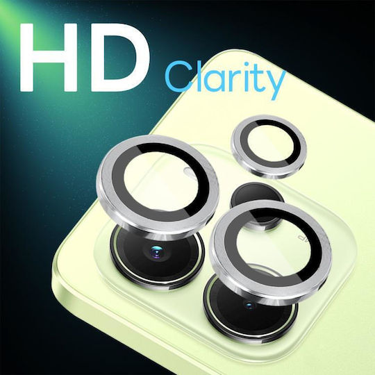 Camera Protection Metal Frame Silver for the Xiaomi Redmi Note 14 4G