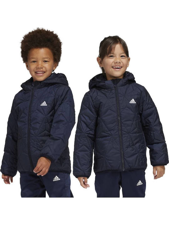 Kids' Sports Jacket with Hood Blue