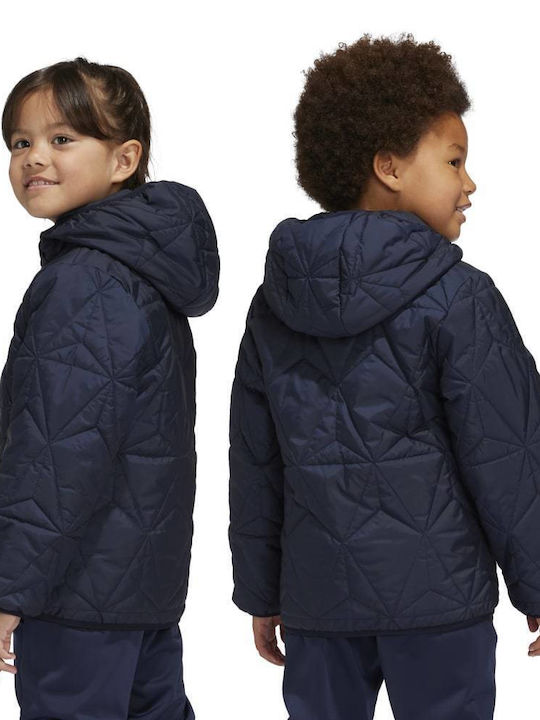 Kids' Sports Jacket with Hood Blue