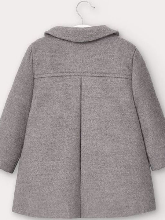 Kinder Mantel Lang Gray