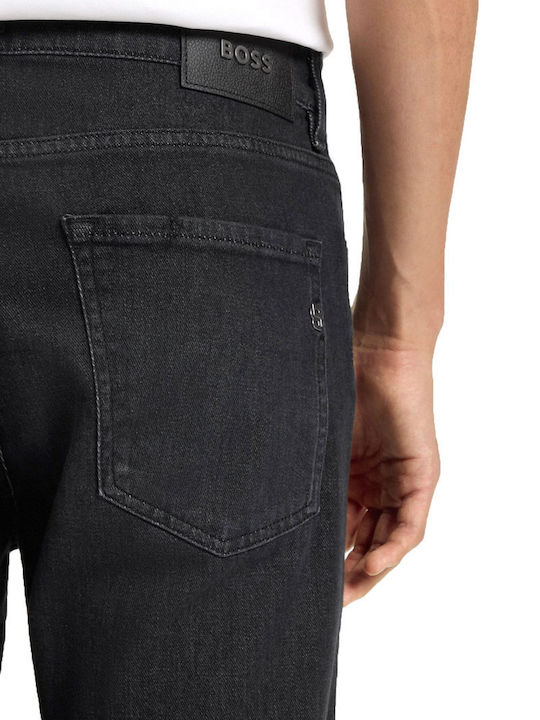 Men's Jeans Pants Elastic with Slim Fit Black