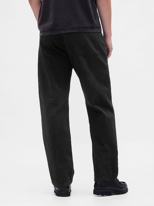 Men's Jeans Pants with Relaxed Straight Fit Moonless Night