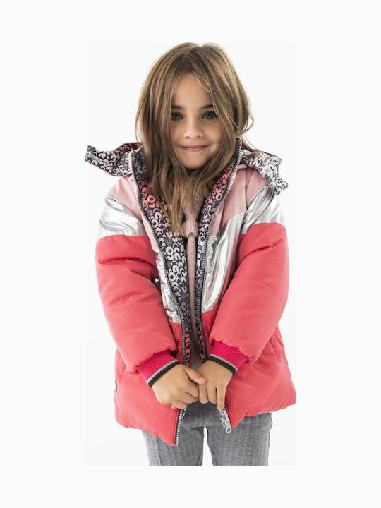 Kids' Casual Jacket Double Sided with Hood Embrime