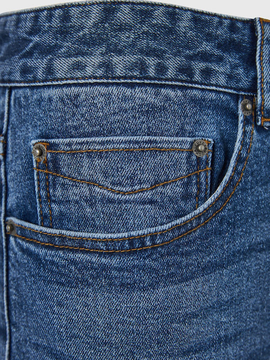 Men's Jeans Pants with Slim Tapered Fit Blue