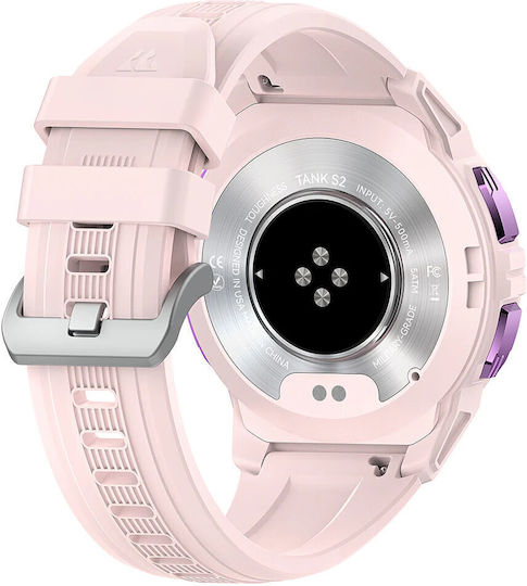 Kospet Tank S2 Smartwatch Waterproof Cu Pulsometru Roz