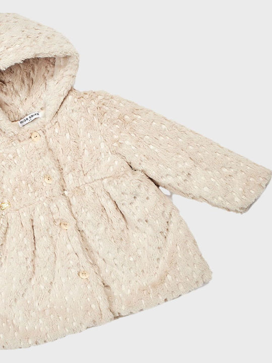 Kids' Fur Short with Hood Graphite