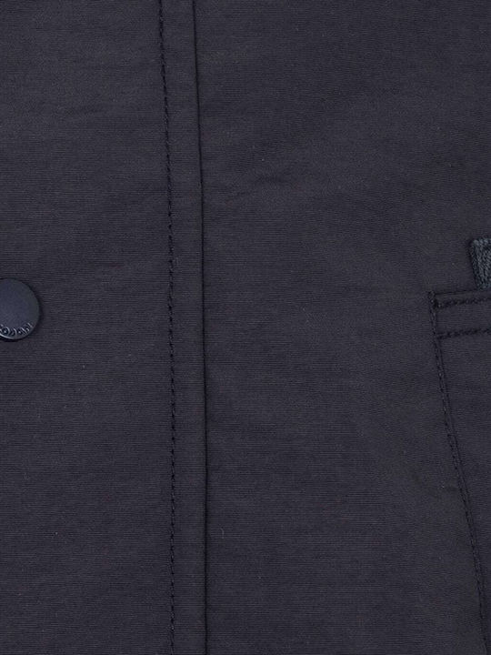 Kids Casual Short Coat Navy Blue