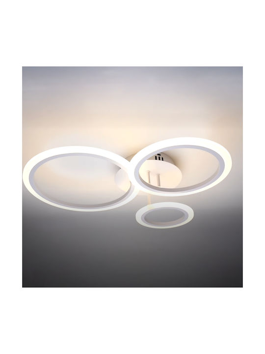 Alista Home Plafonieră de Tavan Albă cu LED Integrat și Telecomandă