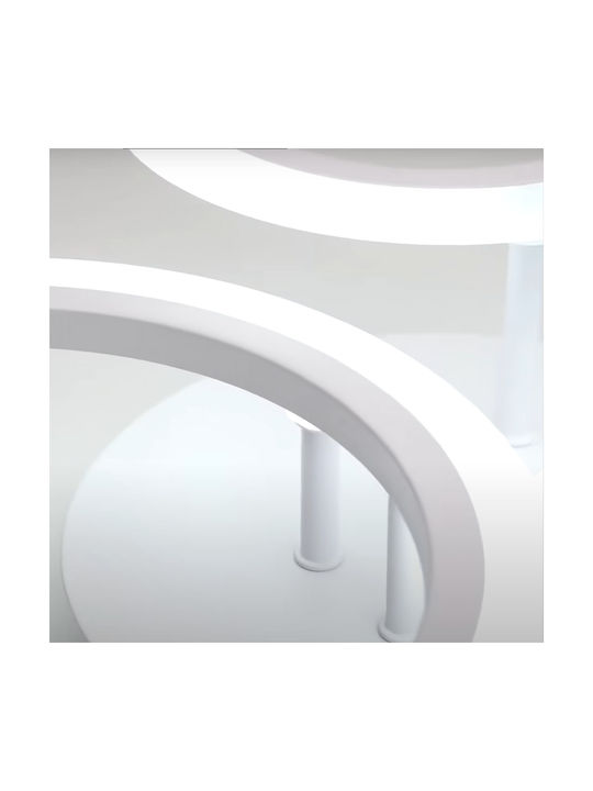 Alista Home Plafonieră de Tavan Albă cu LED Integrat și Telecomandă