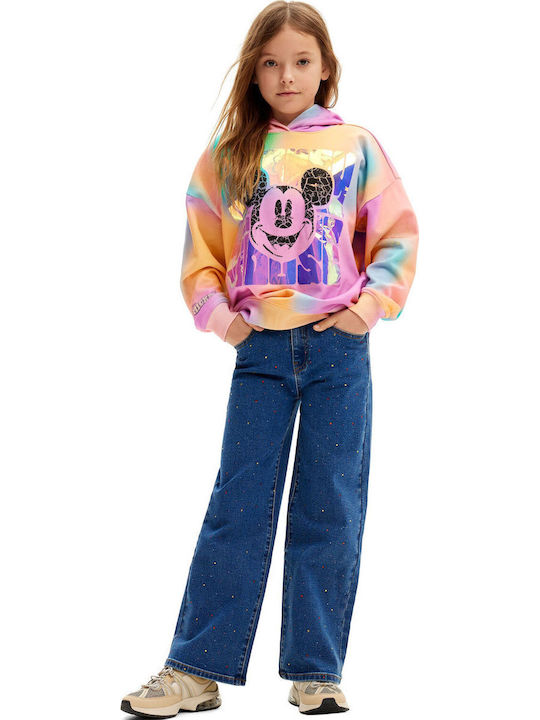 Παιδικό Φούτερ με Κουκούλα και Τσέπες Rosa Tutupi Bonnie Mickey