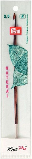 Croșetă Tunisiană Knit Pro 3.5 Mm 15 Cm Lungime Lemn Natural Prym 223701