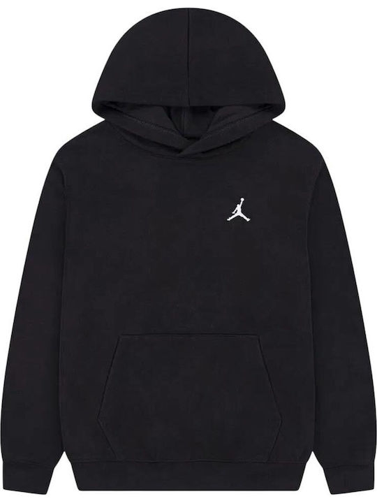 Kids Sweatshirt with Hood and Pockets Black Ft Po
