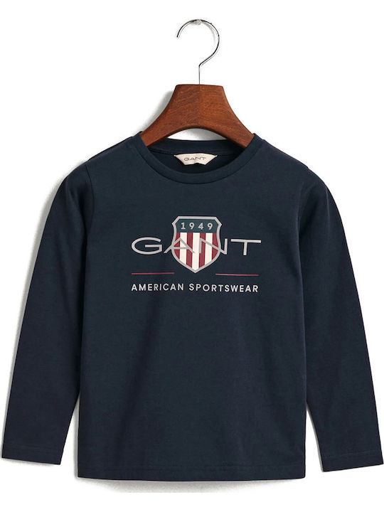 Kids' Shirt Long Sleeve Dark Blue ARCHIVE SHIELD