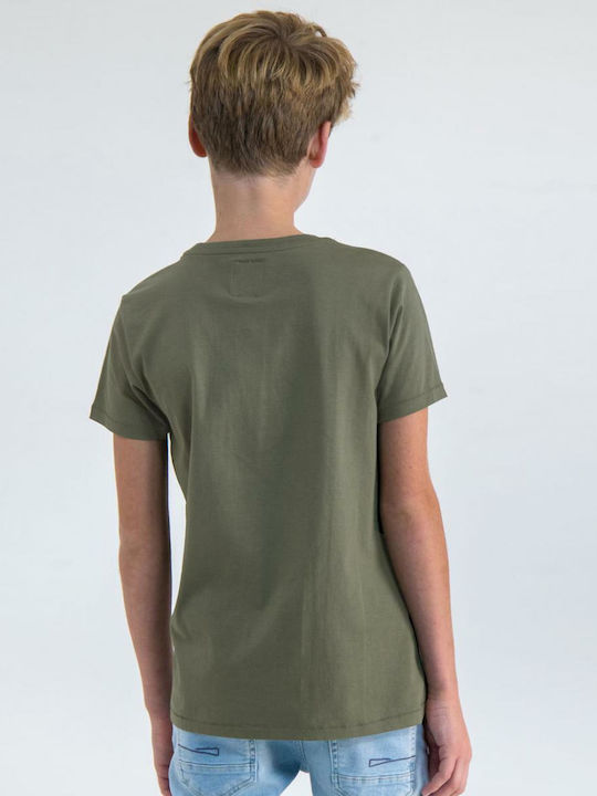 Παιδικό T-shirt Χακί