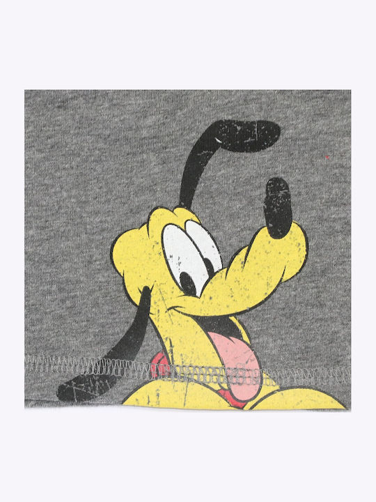 Kinderhemd Langarm Gray Mickey