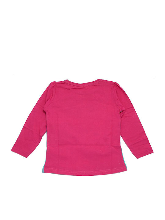 Kinderhemd Langarm Fuchsie