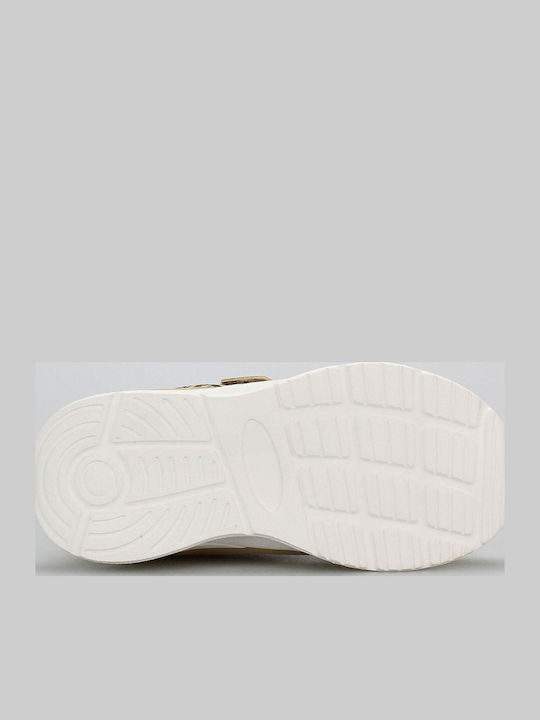Memory Kids Sneakers with Scratch Beige
