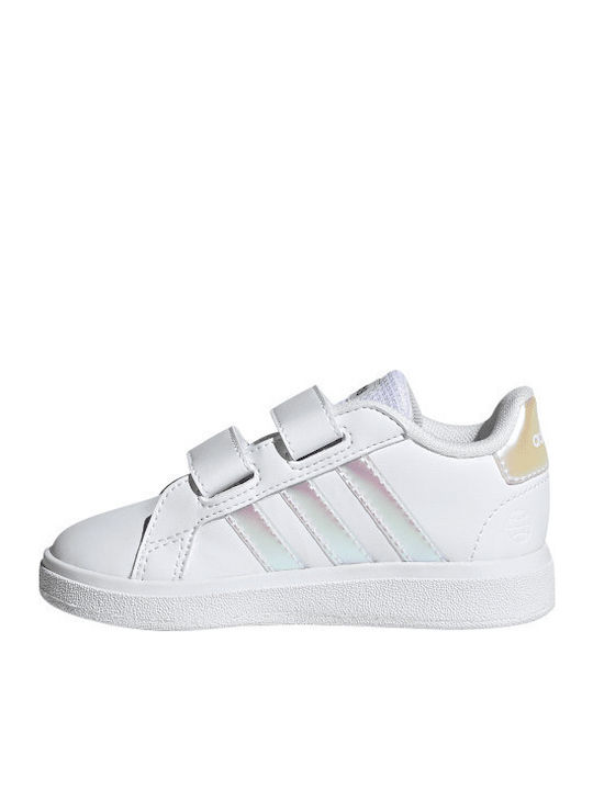 Grand Court GRAND COURT 2.0 Kids Sneakers with Scratch Cloud White / Iridescent