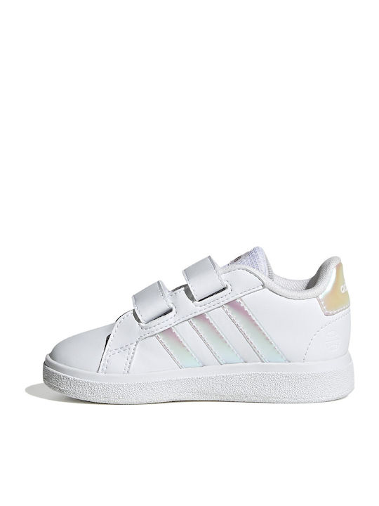 Grand Court GRAND COURT 2.0 Kids Sneakers with Scratch Cloud White / Iridescent