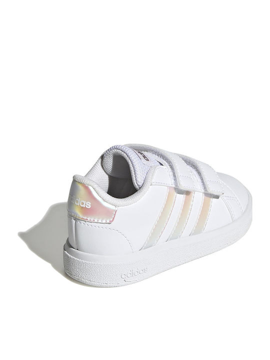 Grand Court GRAND COURT 2.0 Kids Sneakers with Scratch Cloud White / Iridescent