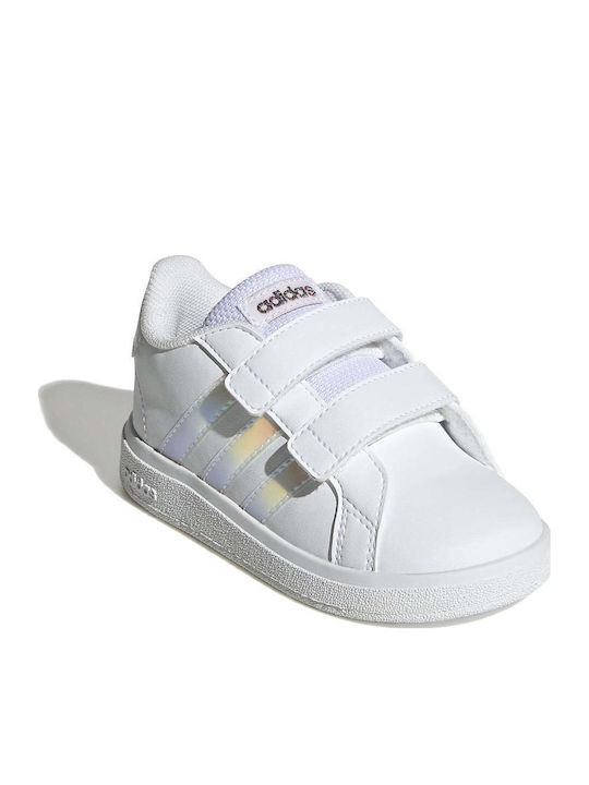 Grand Court GRAND COURT 2.0 Kids Sneakers with Scratch Cloud White / Iridescent