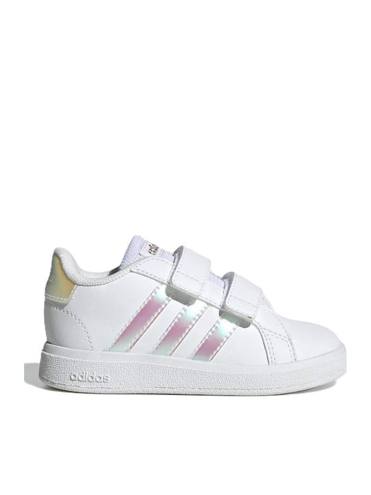 Grand Court GRAND COURT 2.0 Kids Sneakers with Scratch Cloud White / Iridescent