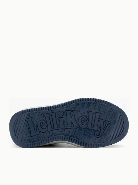 Kids Sneakers High with Scratch Blue
