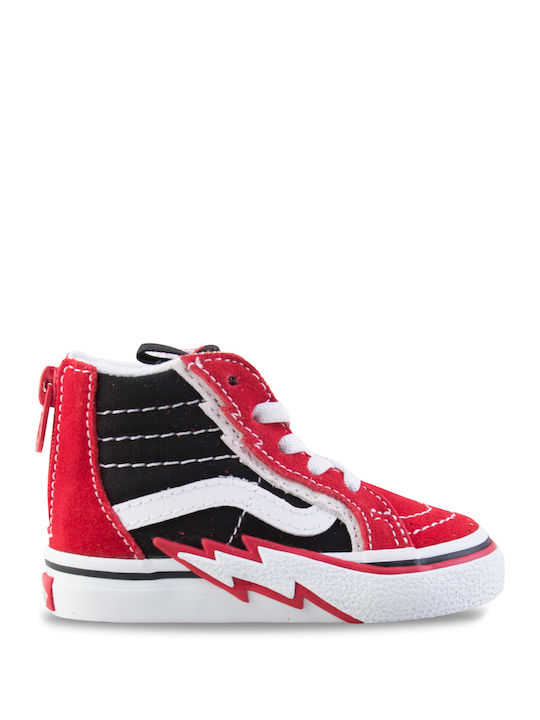 TD SK8-Hi Zip Kids Sneakers High Red