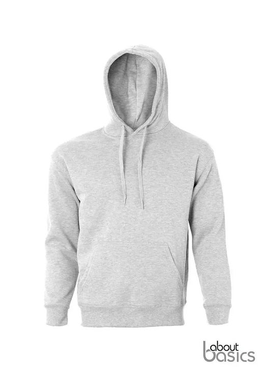 About Basics Men's Long Sleeve Promotional Sweatshirt Grey Melange