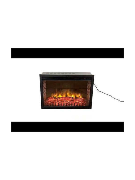 Hitense HSF-4K2 Επιτοίχιο Ηλεκτρικό Τζάκι 2000W 76.2x53.7cm Μαύρο