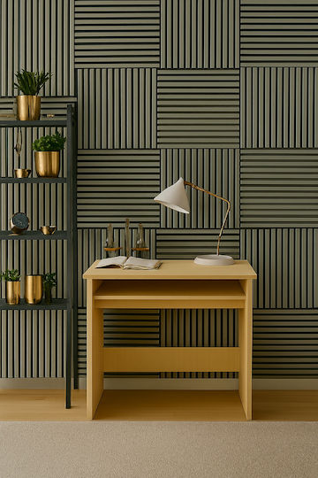 Panouri Decorative 3D Din MDF Gri 60x60cm 4 Bucăți