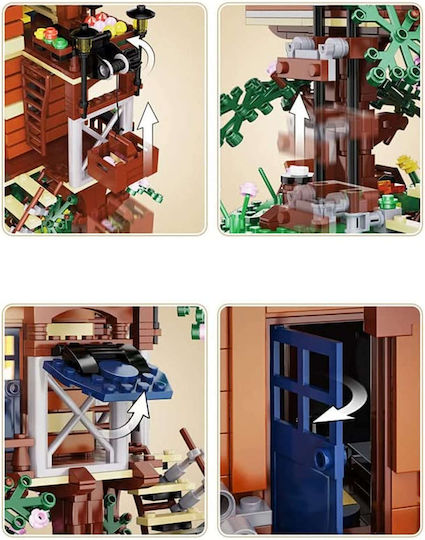 CaDA Bricks Конструктори Four Seasons Къща на Дърво за 8+ Години 1155 Бройки