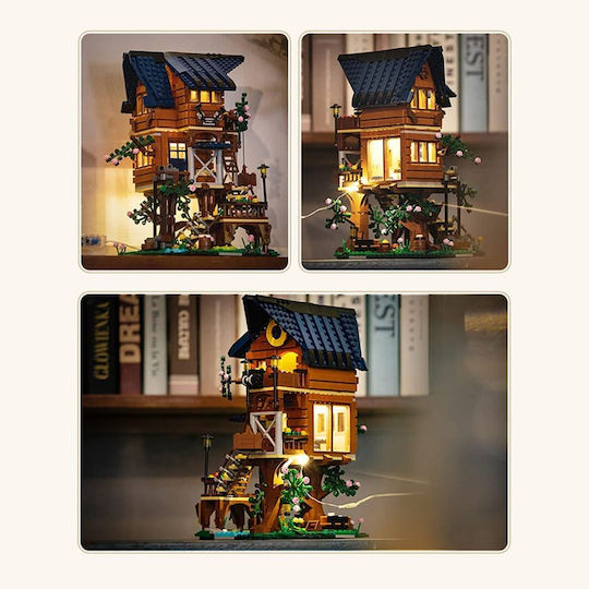 CaDA Bricks Конструктори Four Seasons Къща на Дърво за 8+ Години 1155 Бройки