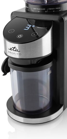ETA Râșniță Electrică de Cafea 200W cu Capacitatea de Măcinare a Boabelor 250gr și 35 Nivele de Măcinare Maro