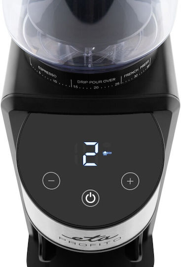ETA Râșniță Electrică de Cafea 200W cu Capacitatea de Măcinare a Boabelor 250gr și 35 Nivele de Măcinare Maro